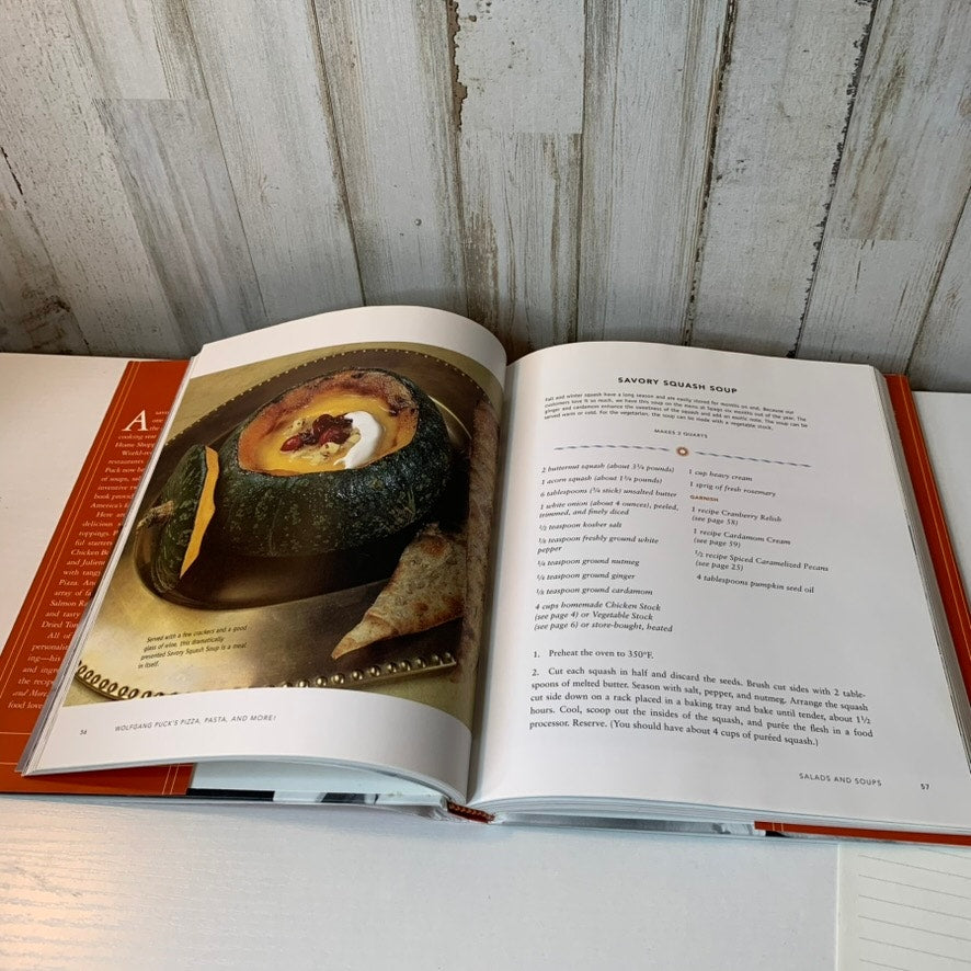 Wolfgang Puck’s Pizza, Pasta, and More! Hardcover Cookbook