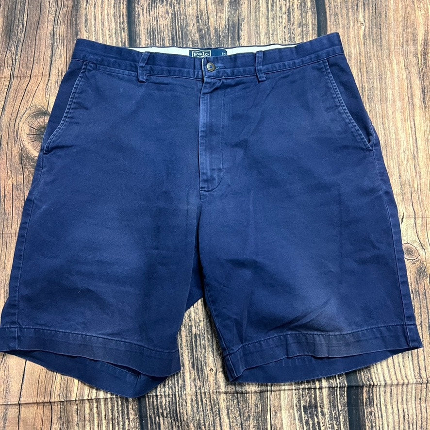 Polo Ralph Lauren Men's Chino Shorts Blue Size 35 Casual Classic Fit