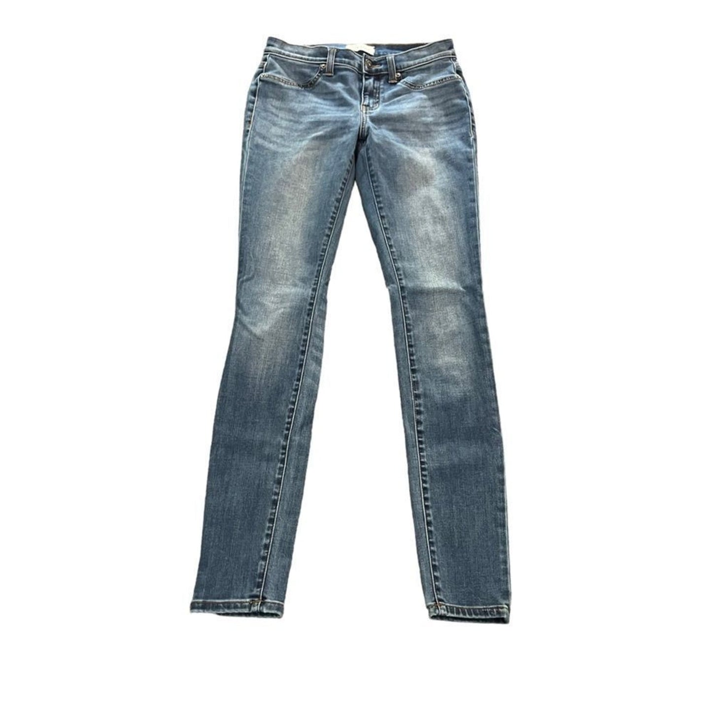 Lila Ryan Women's Skinny Jeans Size 27 Mid Rise Medium Blue Wash Stretch