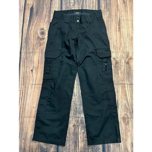 5.11 Tactical Women's Cargo Pants Black Size 12 Casual Heavy-Duty