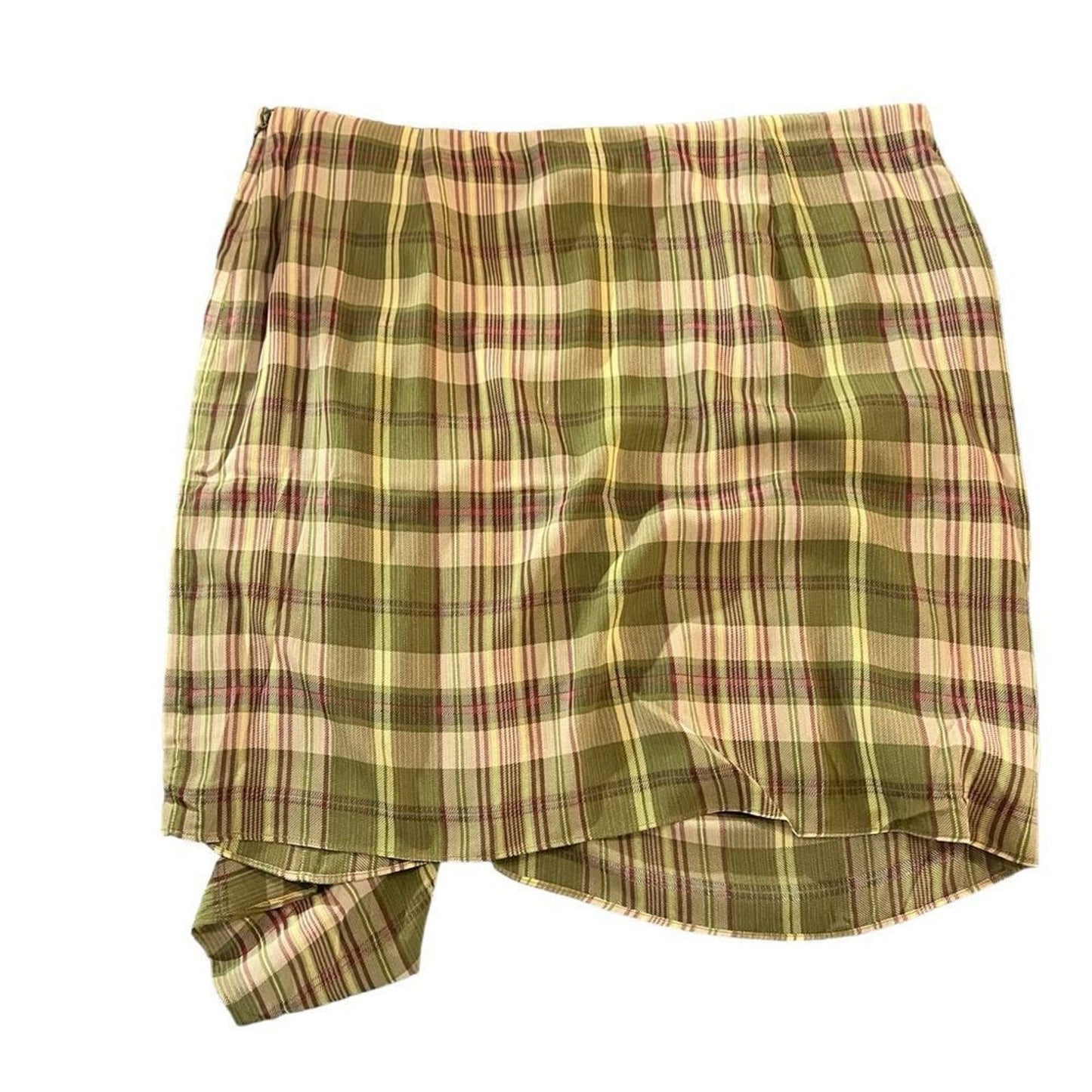 Host Pick!! NWT Lauren Ralph Lauren Plaid Ruffle - Trim Georgette Skirt Size 16