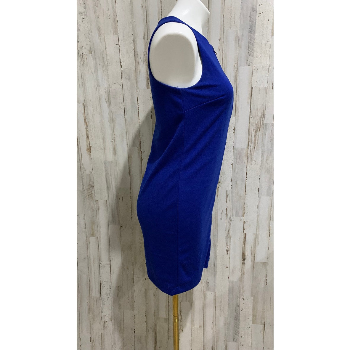 Banana Republic Dress Womens Size 0 Blue Shift Zip Front