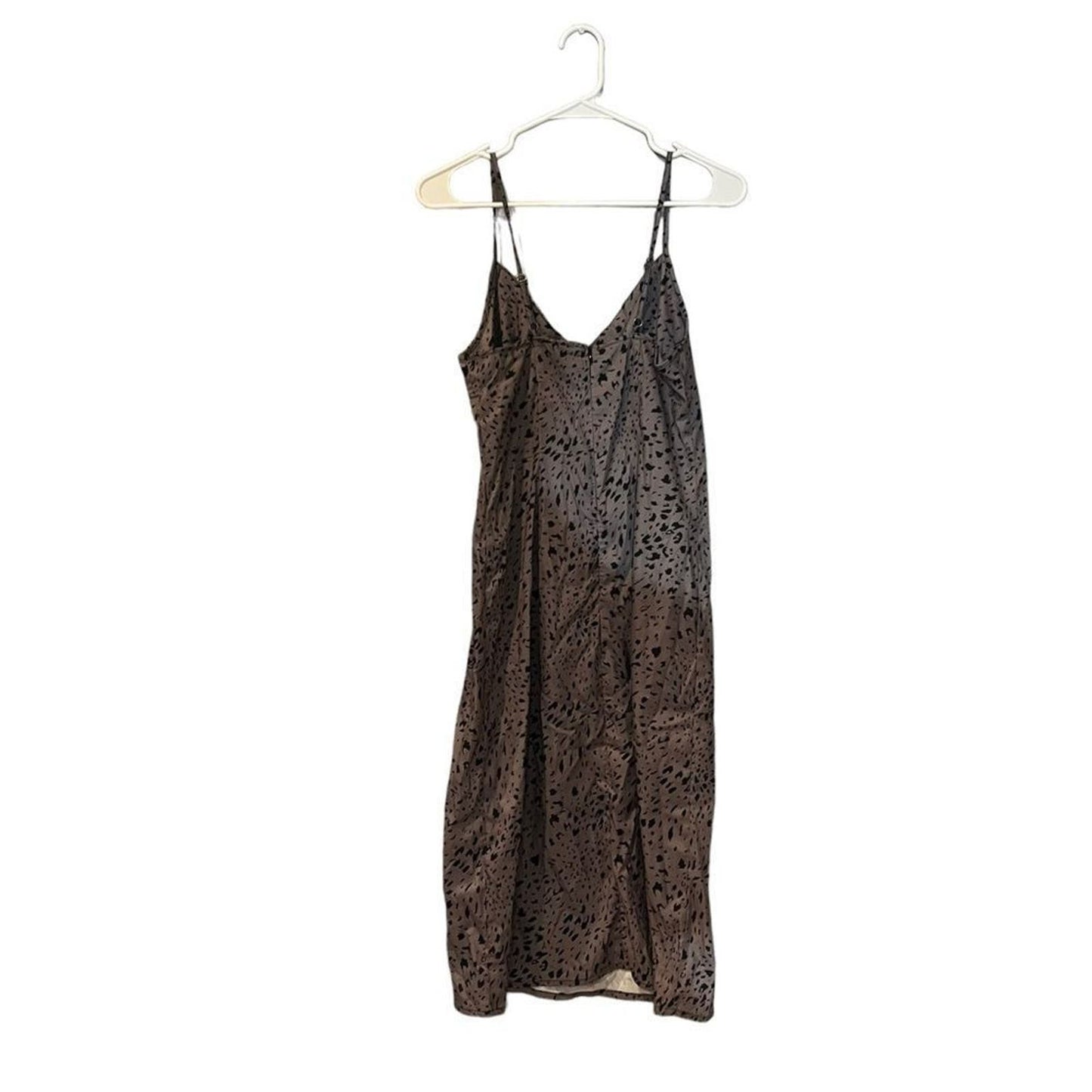SHEIN Cheetah Print Slip Dress Size Small