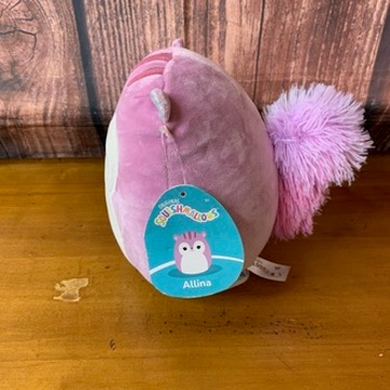 NWT Squishmallows Allina Purple Squirrel Plush 7 in w/ Tags