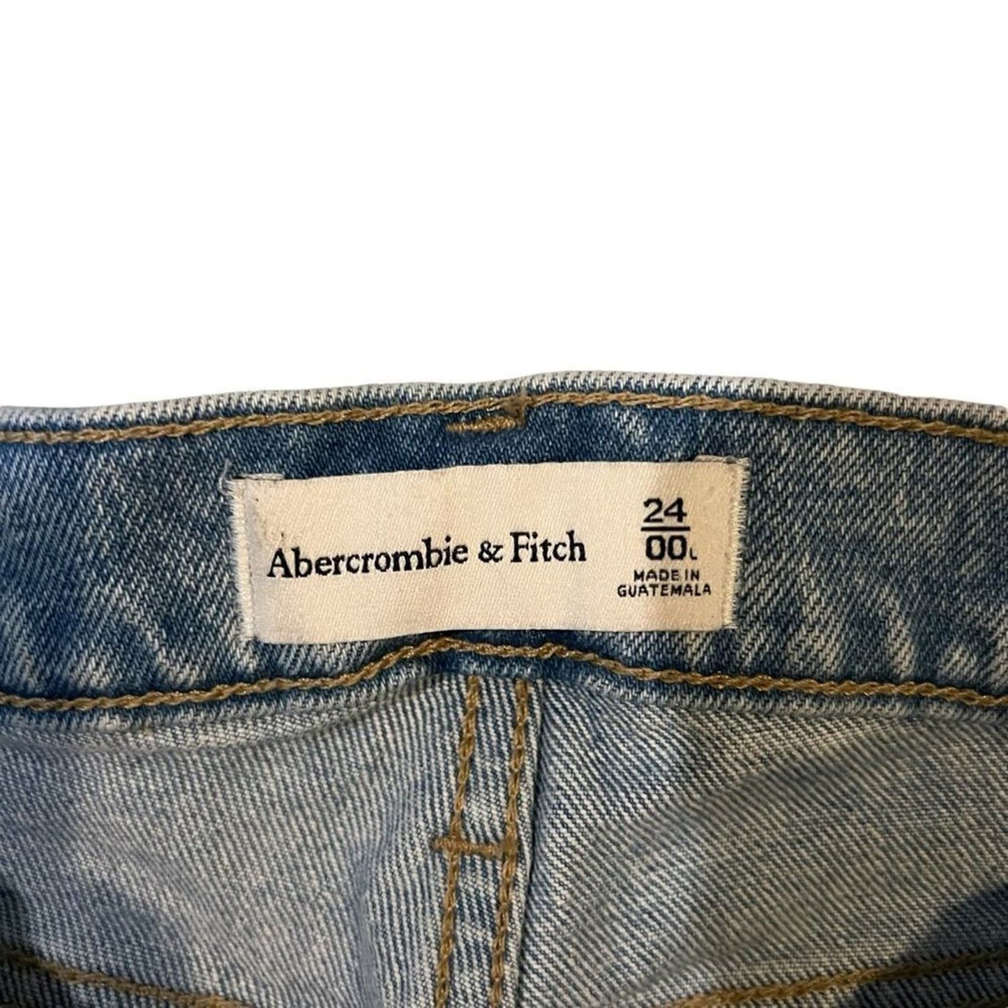 Abercrombie & Fitch Ultra High Rise 90s Straight Carpenter Jeans Size 24