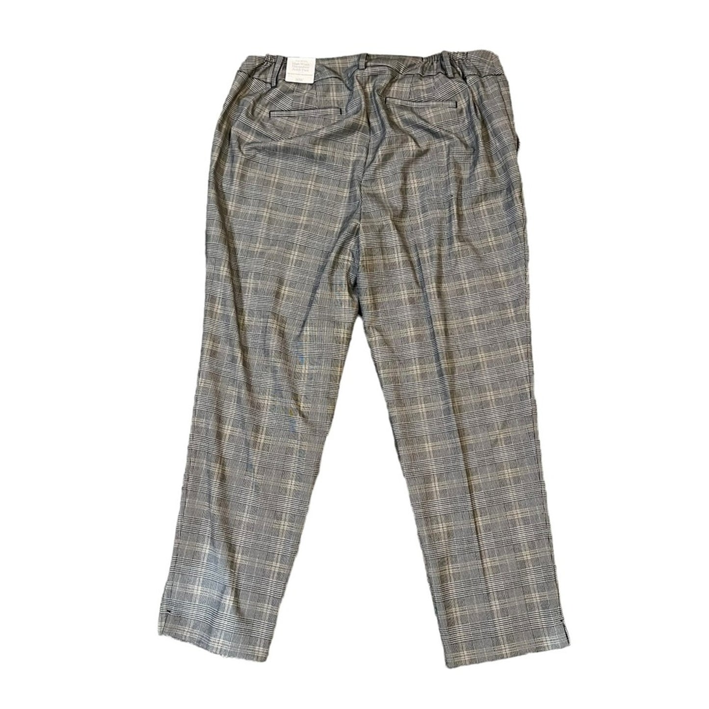 NWT Talbots High Waist Hampshire Ankle Pants Size 16W - Celebrating Plaid