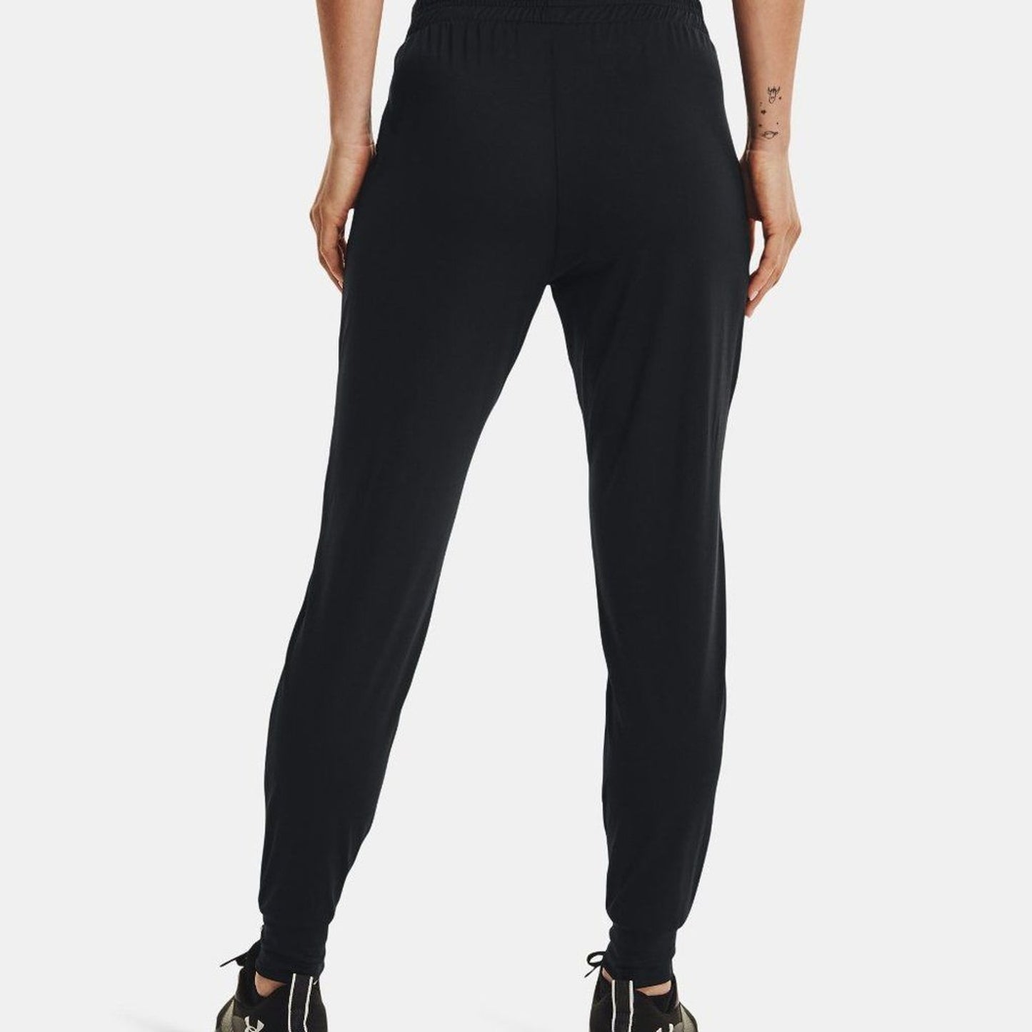 Under Armour Jogger Sweatpants Women's Medium Black Elastic Waist Drawstring