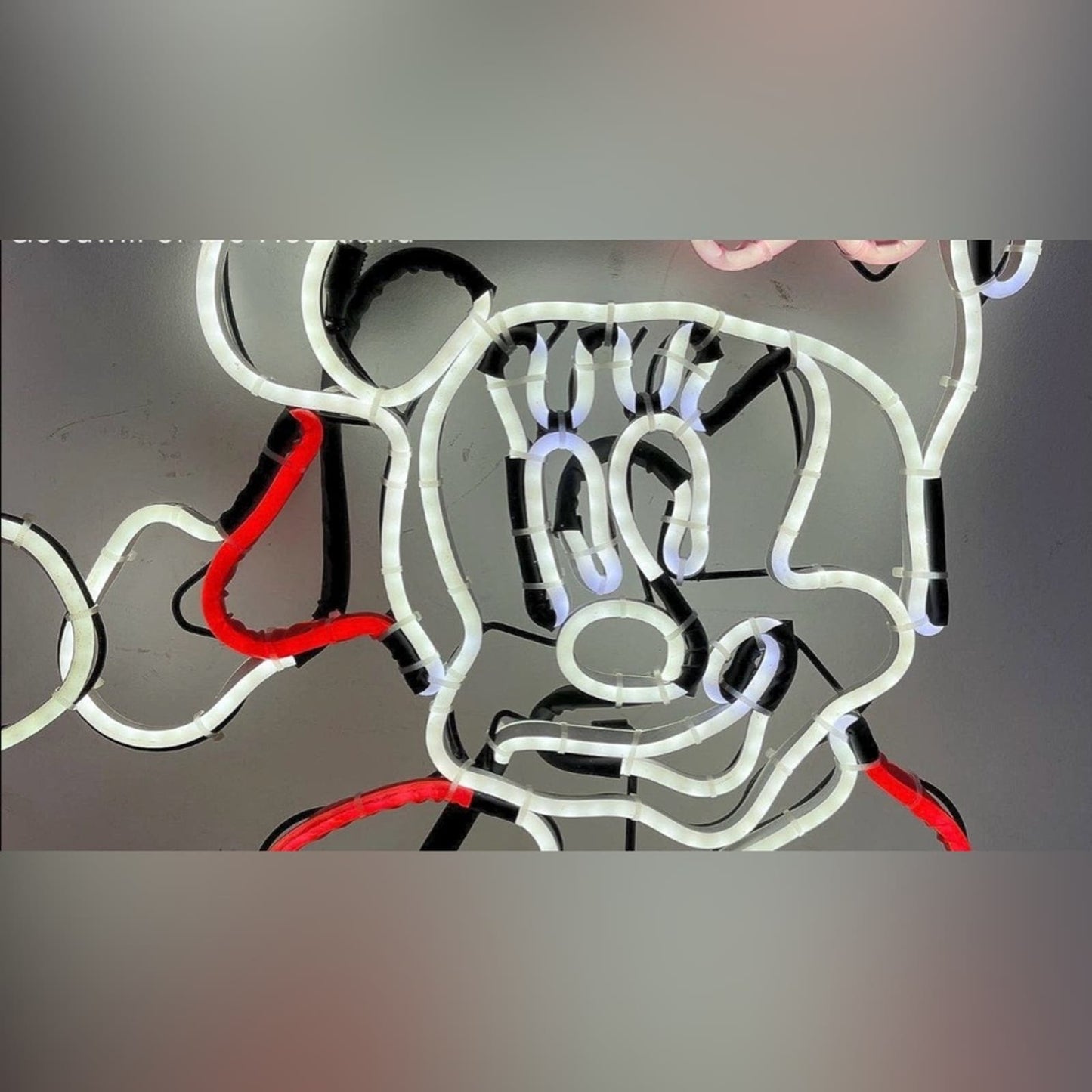 Gemmy Disney Christmas Mickey & Minnie Mouse 29-in Sculpture with LED Lights