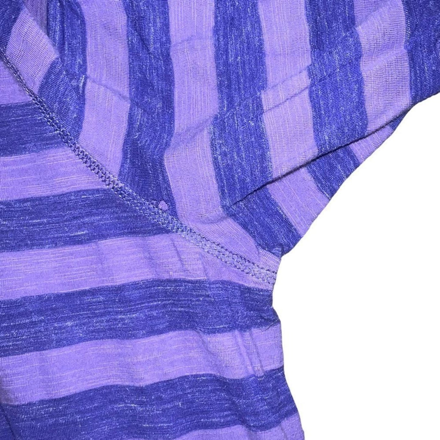 Talbots Purple Striped Quarter Sleeve Size 2X