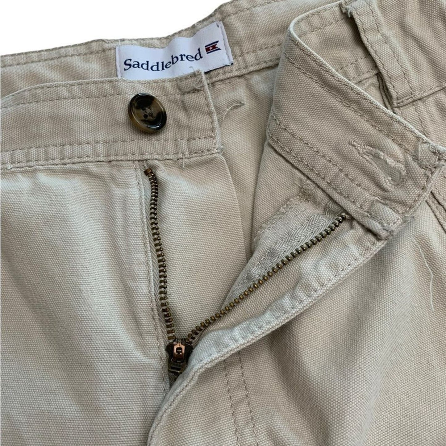Saddlebred Khaki Cargo Shorts size 46
