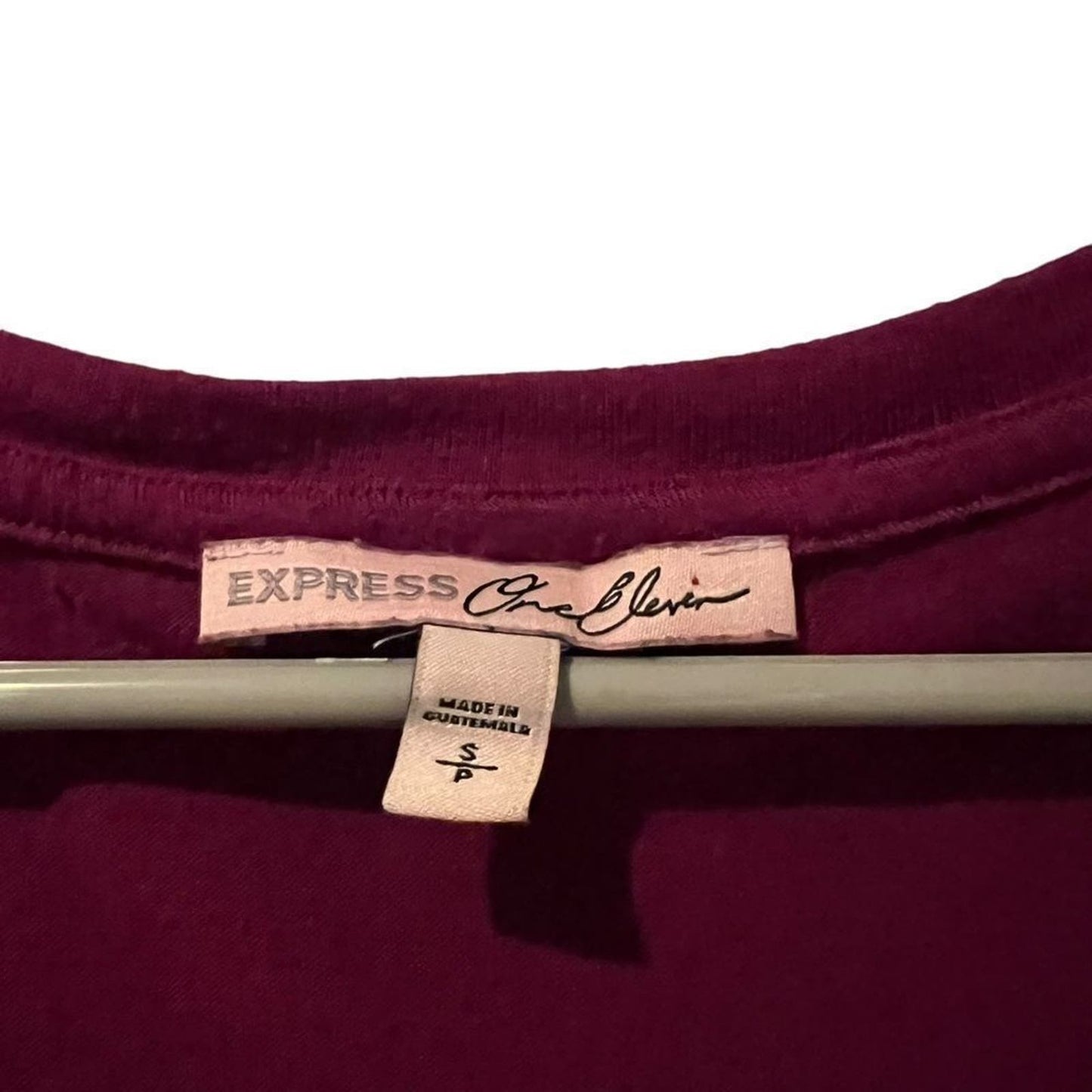 Express One Eleven Oversized Long Sleeve Shirt Size Small