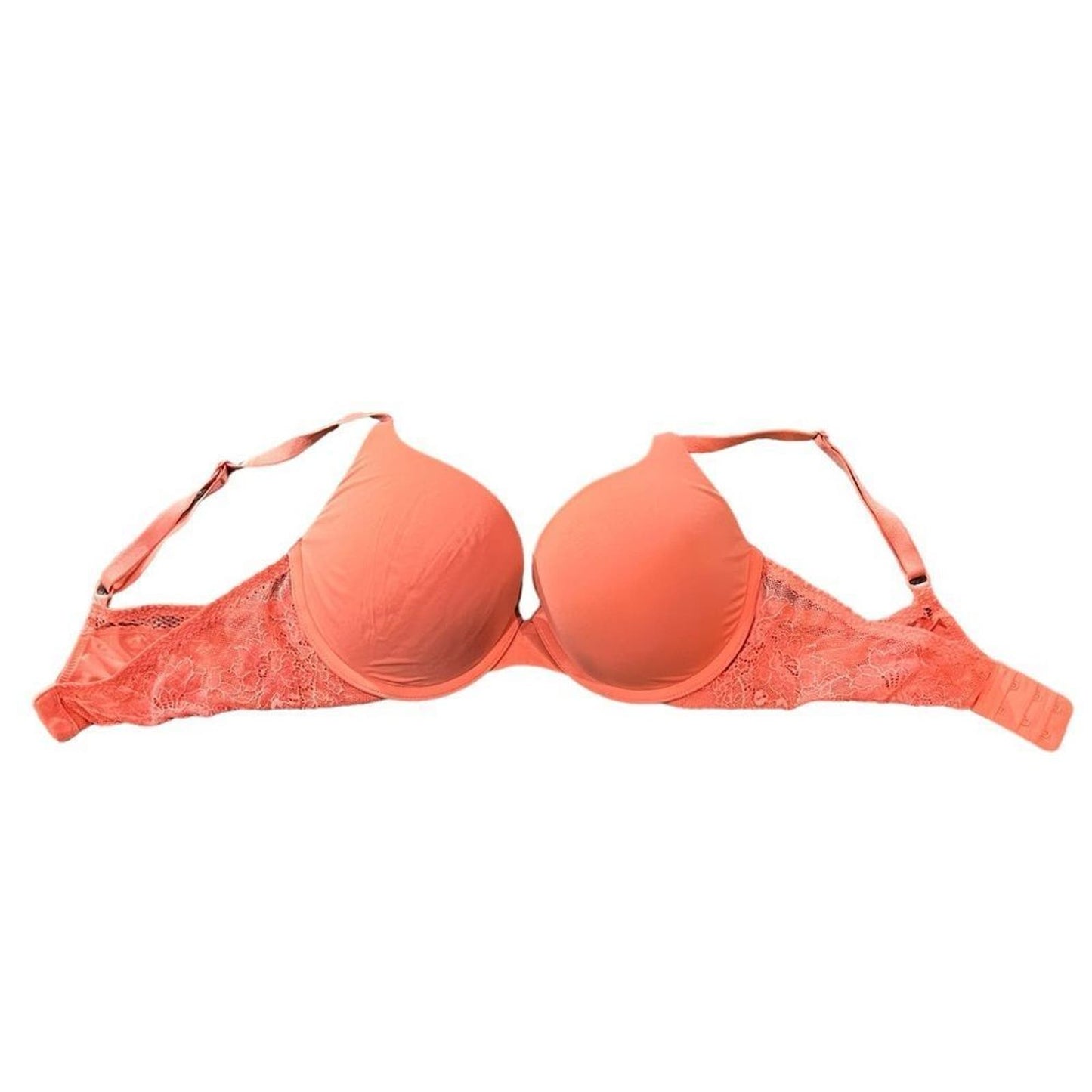 Body By Victoria Lace Push-Up Perfect Shape Bra Size 34D