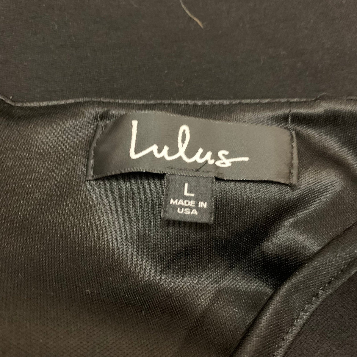 Lulu’s Black Pencil Skirt Size Large Women’s Rayon Nylon Spandex
