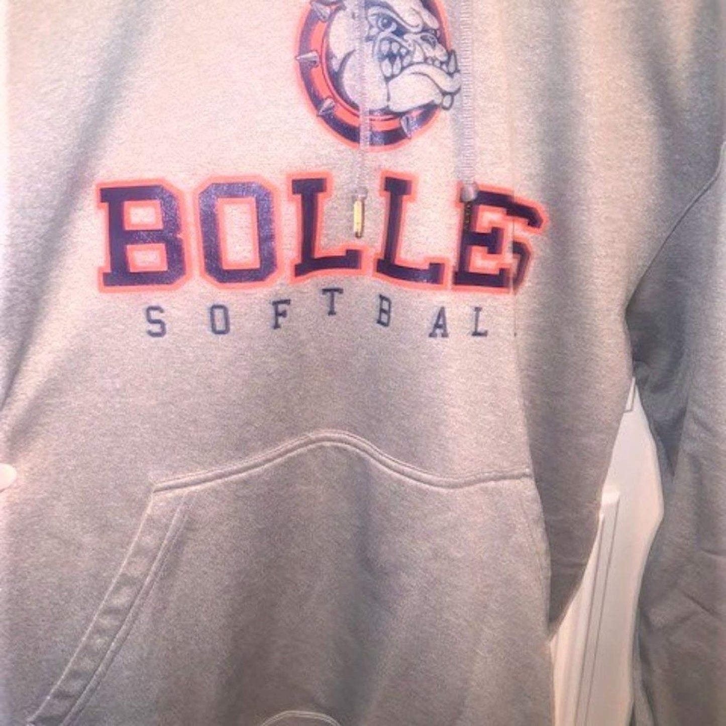 Under Armour pullover grey Bolles hoodie sz M EUC