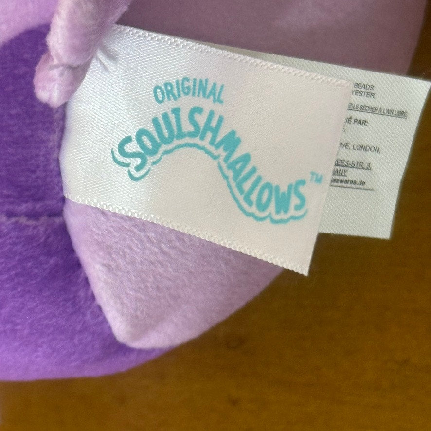 Squishmallows Stasia the Sea Cow Purple Plush Toy Medium 8"