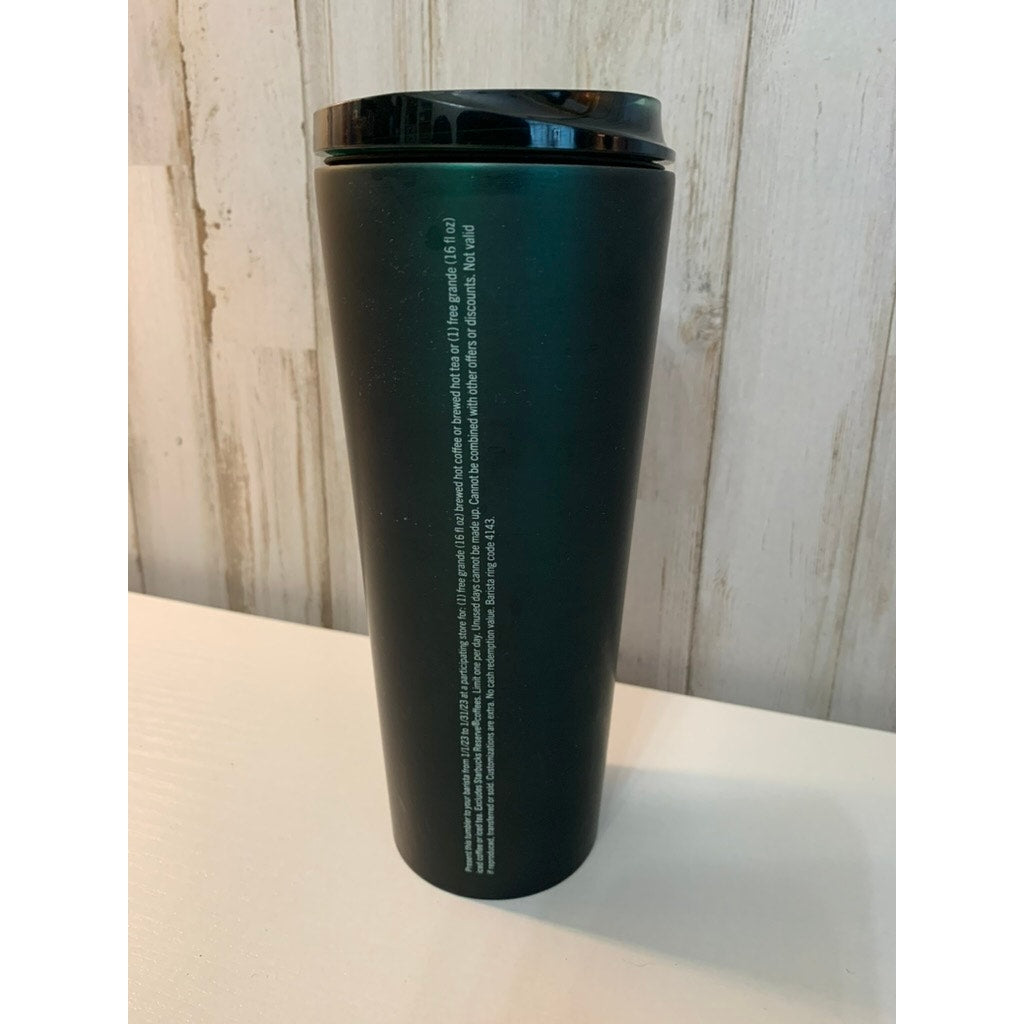 Starbucks Tumbler 16oz Dark Green Vacuum Insulated w/ Lid