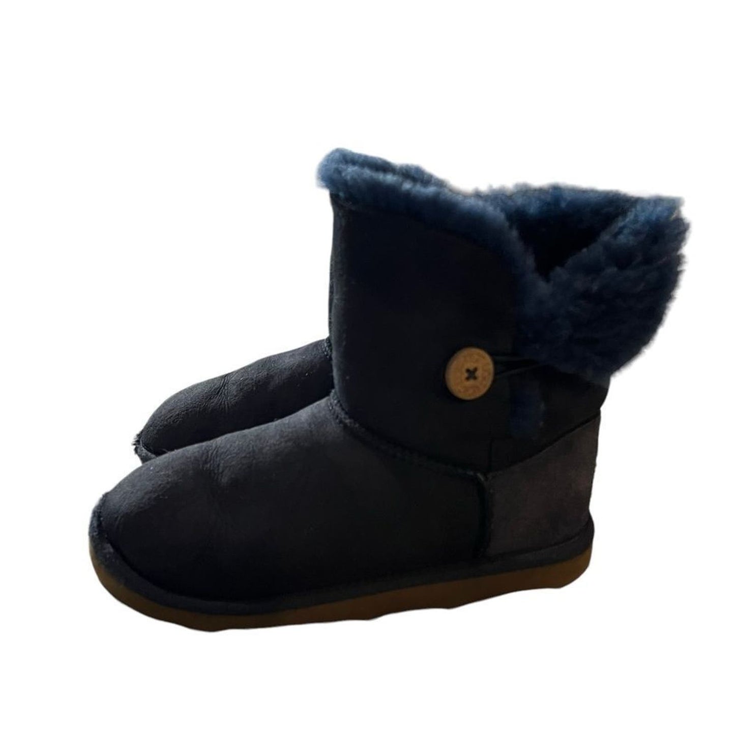 UGG Bailey Button II Boot Sheepskin Classic Boots Size 4