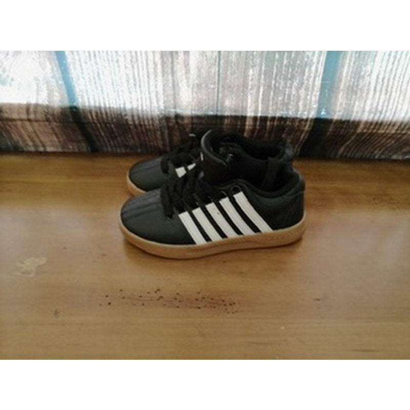 K-Swiss Classic Low Top Sneakers Black White 5-Stripe 11.5