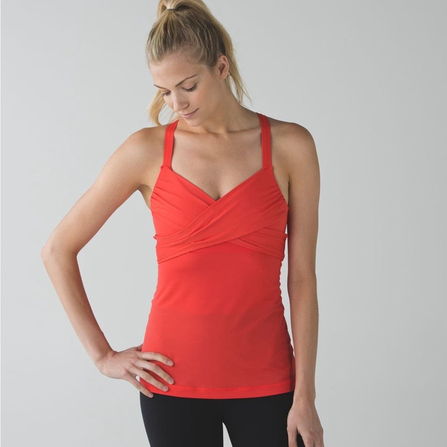 Lululemon Wrap It Up Tank - Alarming - Size 6