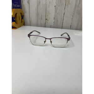 bebe Prescription Eyeglass Frames Womens Purple Square Semi-Rimless 52-17-135