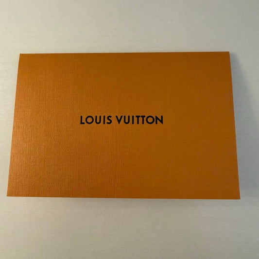 Louis Vuitton Gift Card Envelope Presentation Sleeve Orange 5x3