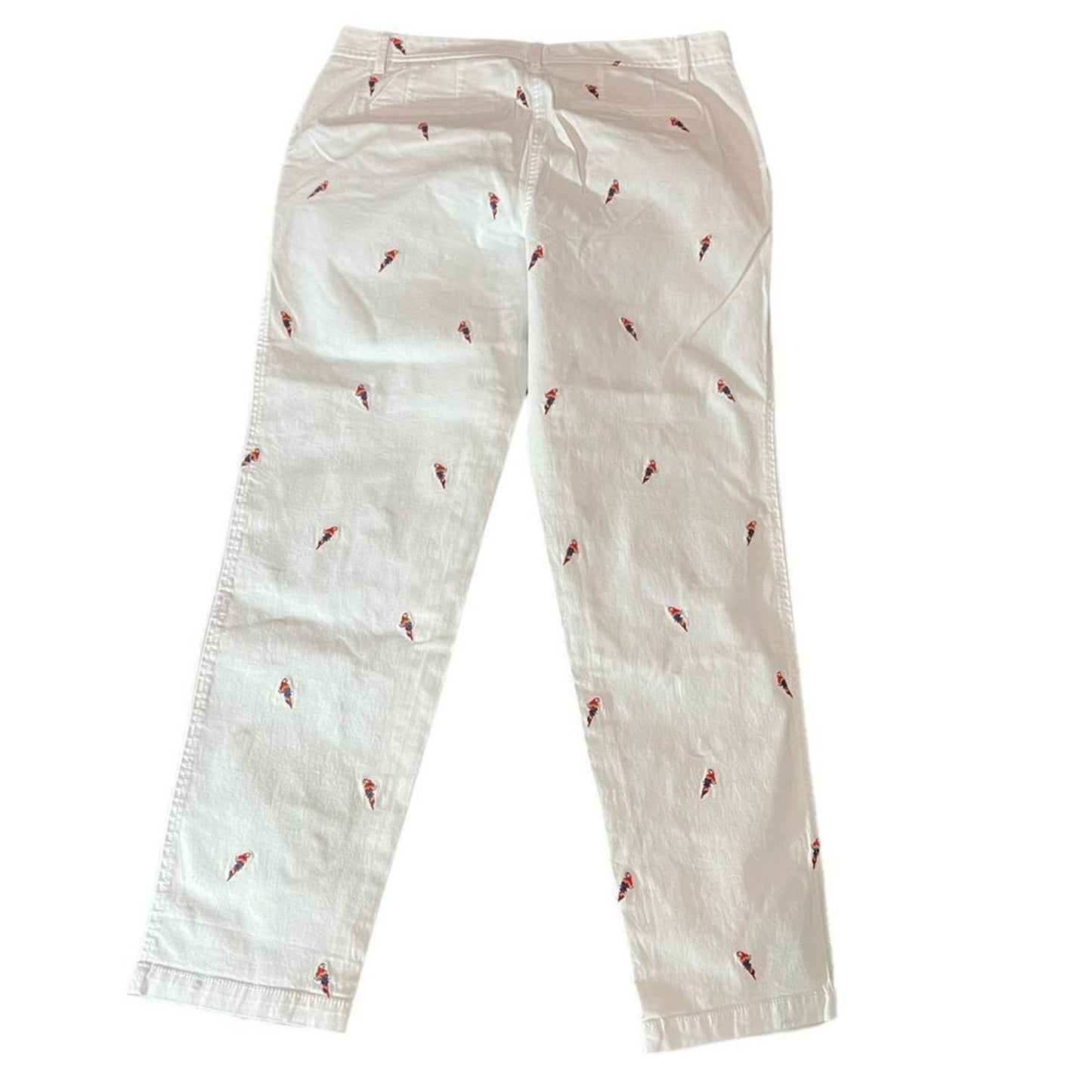 Talbots Relaxed Chinos - Parrot Print Pants Size 6