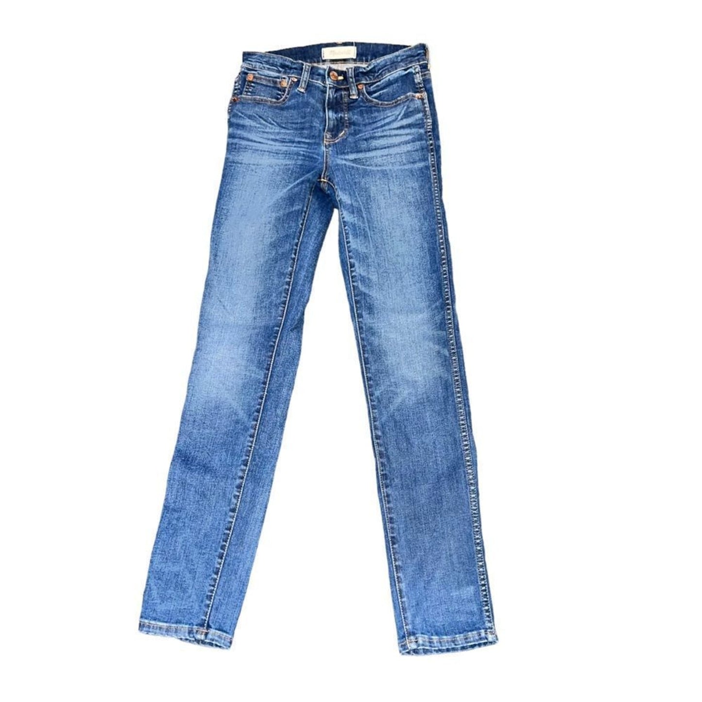 Madewell High-Rise Skinny Jeans Womens Size 25 Medium Wash Stretch Denim