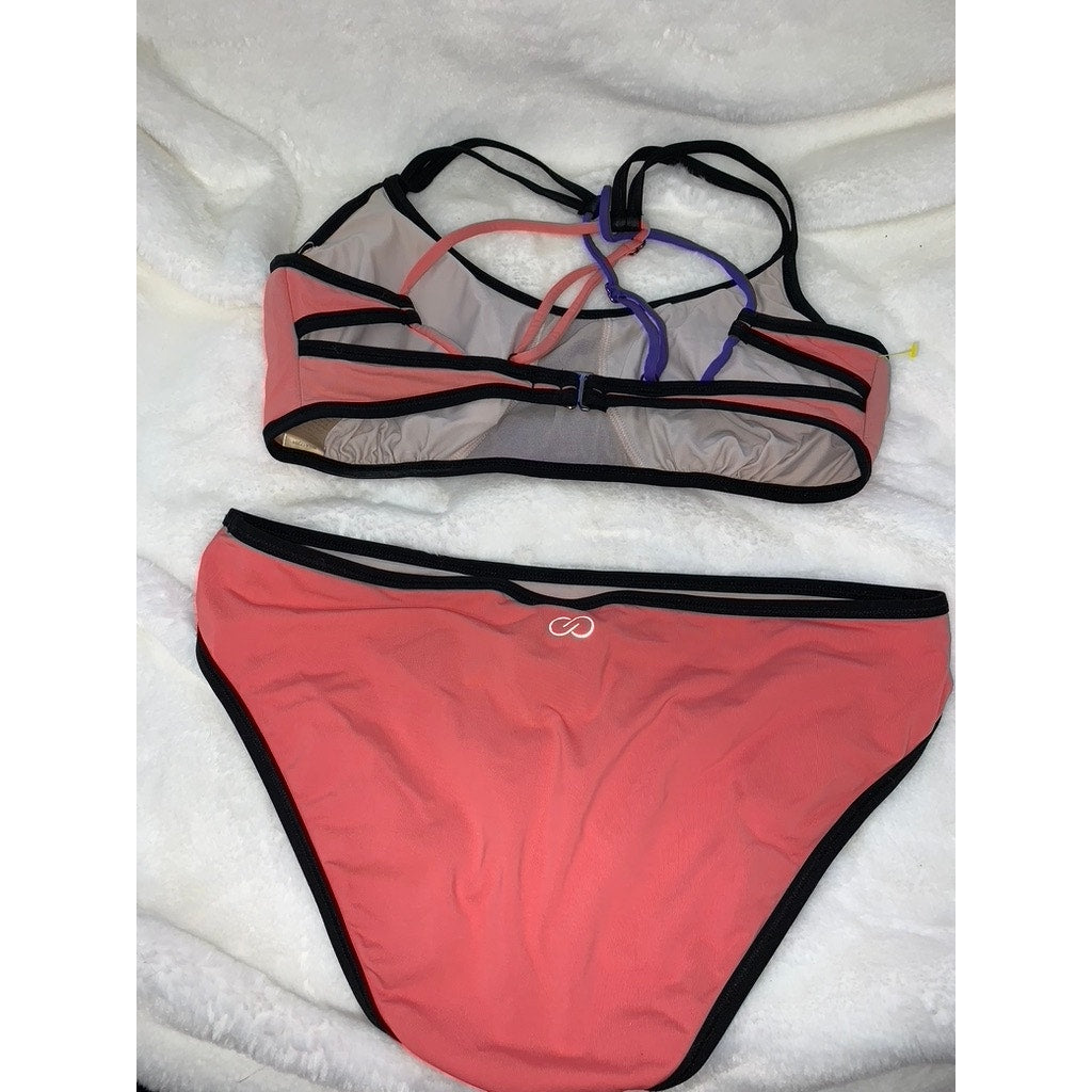 Calia by Carrie Underwood Women's Color Block Bikini Set Size Medium