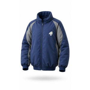 New Balance Track Jacket Mens XL Navy Blue Gray Full Zip