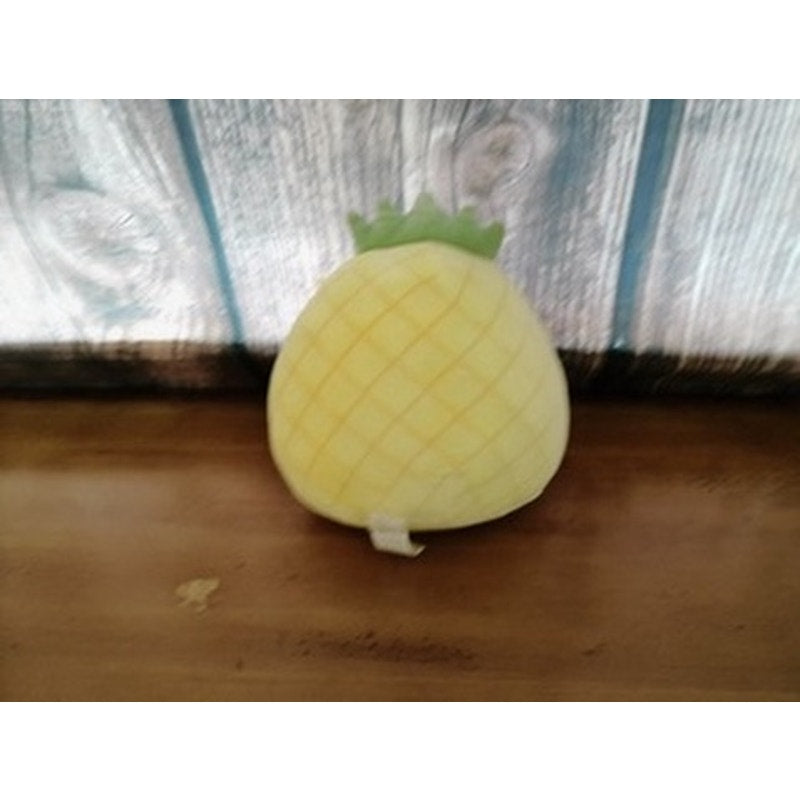 Squishmallows Pineapple Plush Stuffed Yellow Green Top 8"