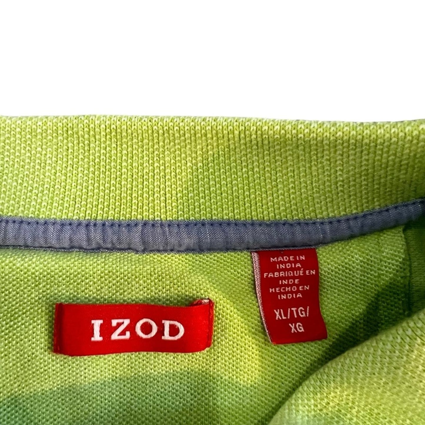 Men's Izod Green Short Sleeve Polo Size XL