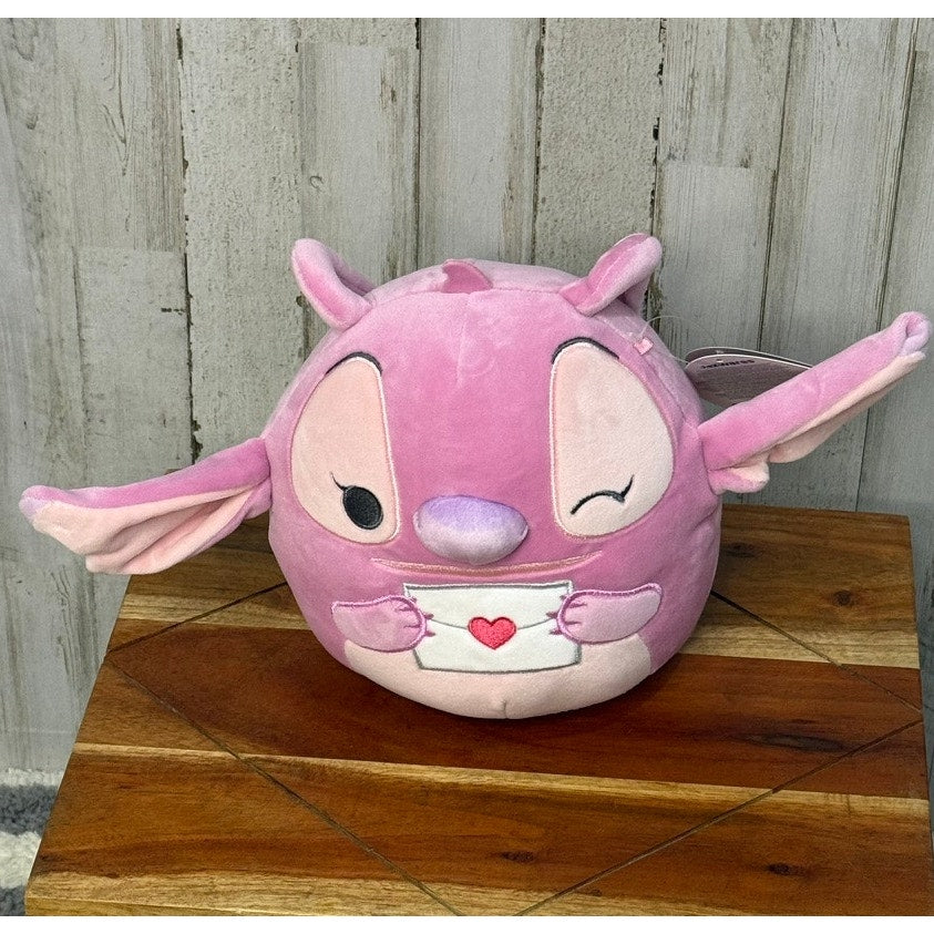 NWT Disney Squishmallows Lilo & Stitch Valentine's Day Plush Set 8"