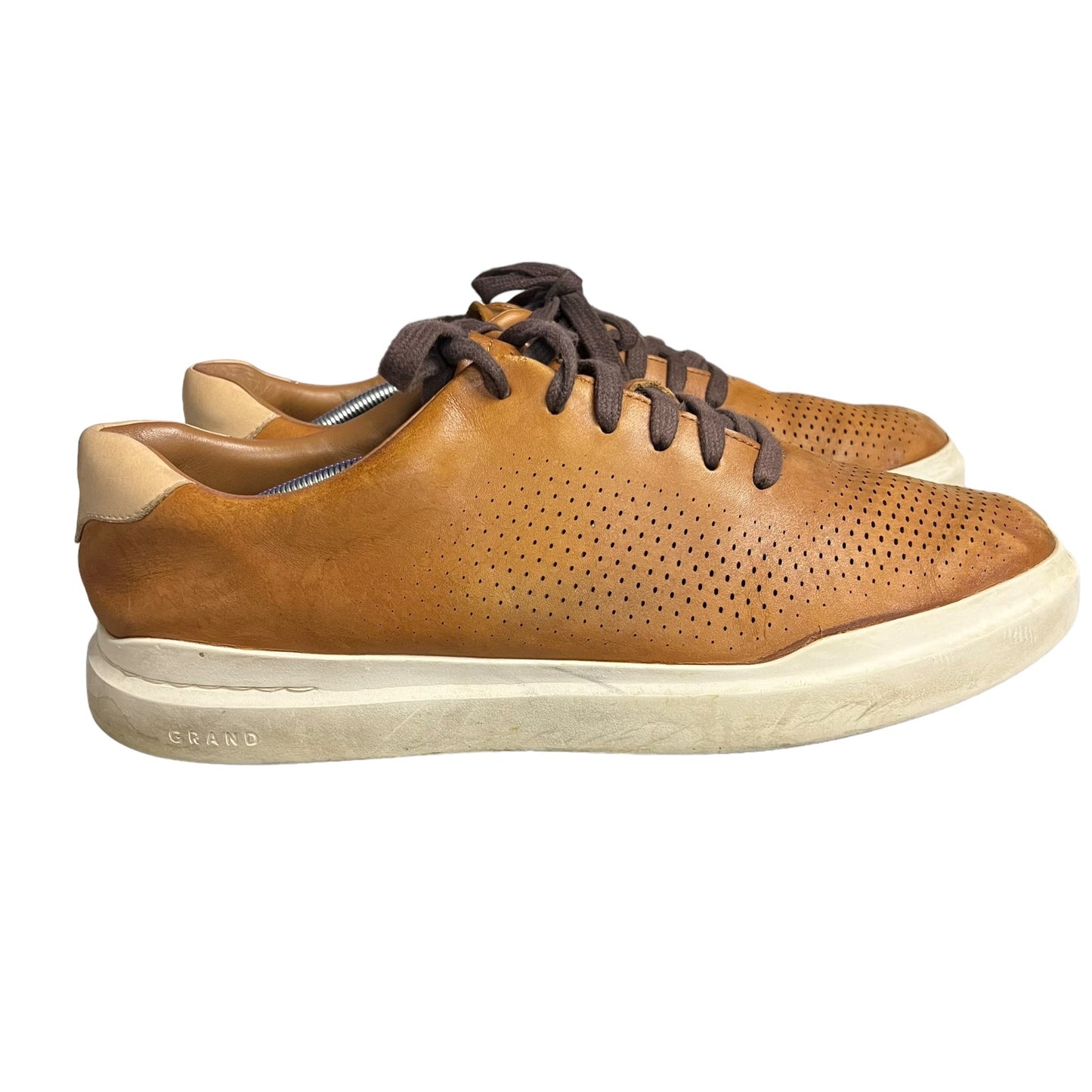 Cole Haan Men's GrandPro Rally Laser Cut Sneakers Size 13M British Tan Brown