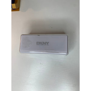 DKNY Donna Karan White Hard Shell Glasses Case Black Velvet Sunglasses Box