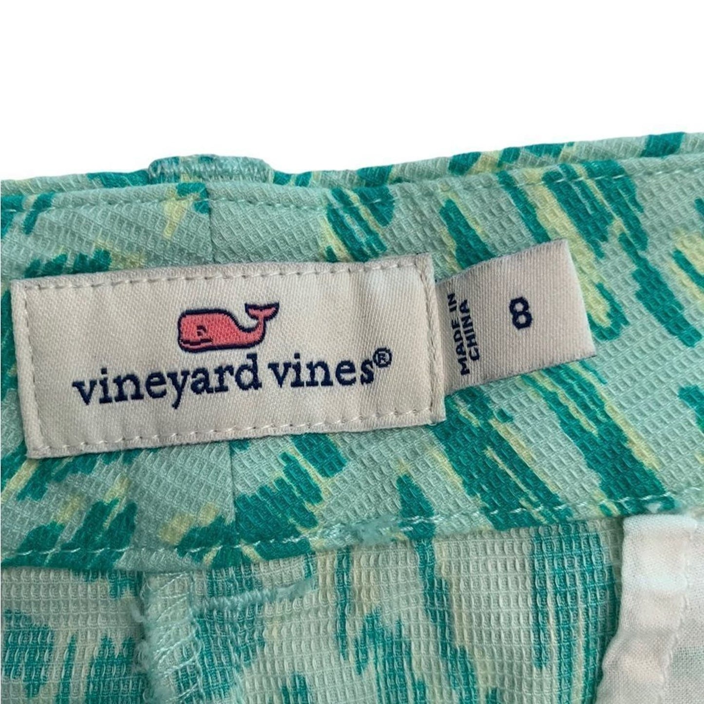 Vineyard Vines Nautical Zebra Dayboat Shorts Size 8