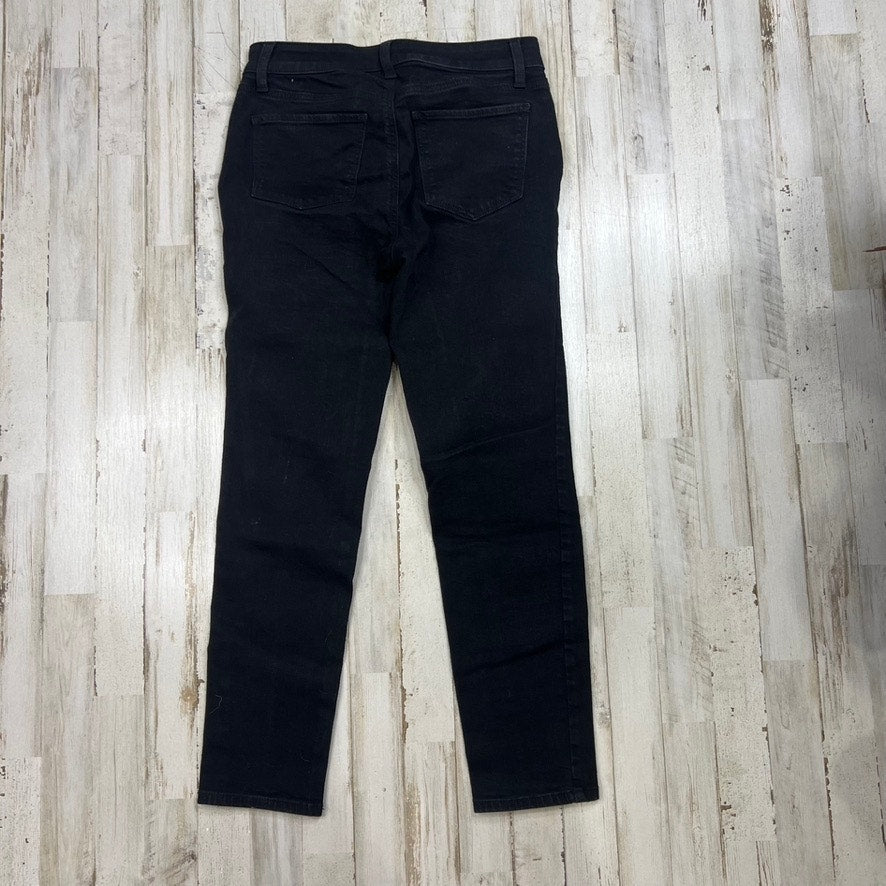 Talbots Women's Slim Ankle Jeans Black Size 2 Petites High-Quality Denim