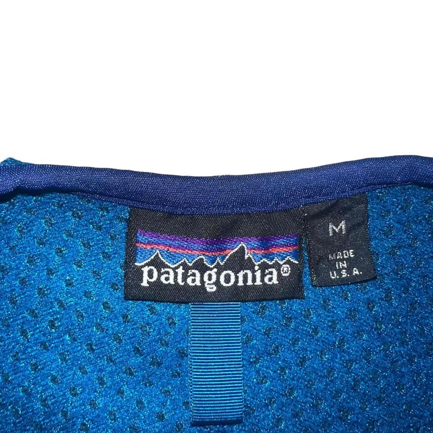 VINTAGE Patagonia Blue 1991 Kayak Fleece Jacket Men's Medium