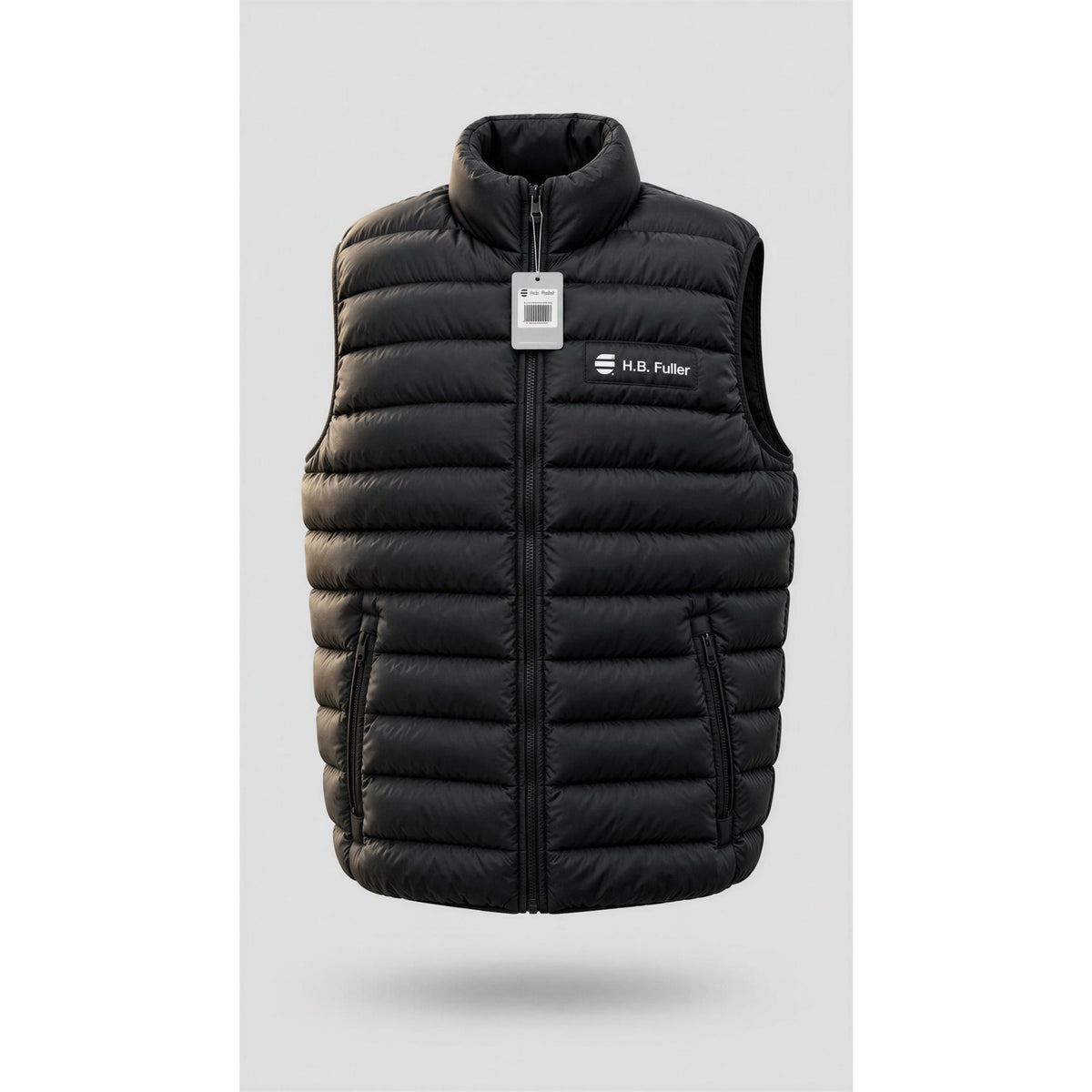 Trimark Insulated Puffer Vest Men's Size L Black Full Zip