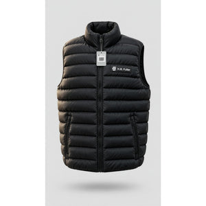 Trimark Insulated Puffer Vest Men's Size L Black Full Zip