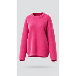 J.Crew Sweater Womens Plus 2XL Pink Cable Knit Mock Neck Pullover Long