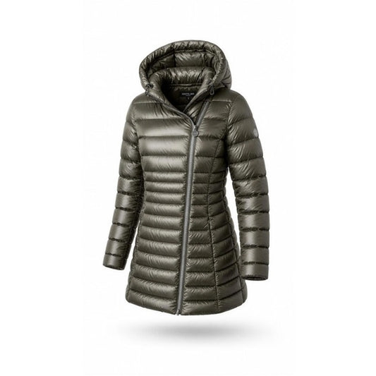 Laundry by Shelli Segal Coat Womens Medium Olive Green Puffer