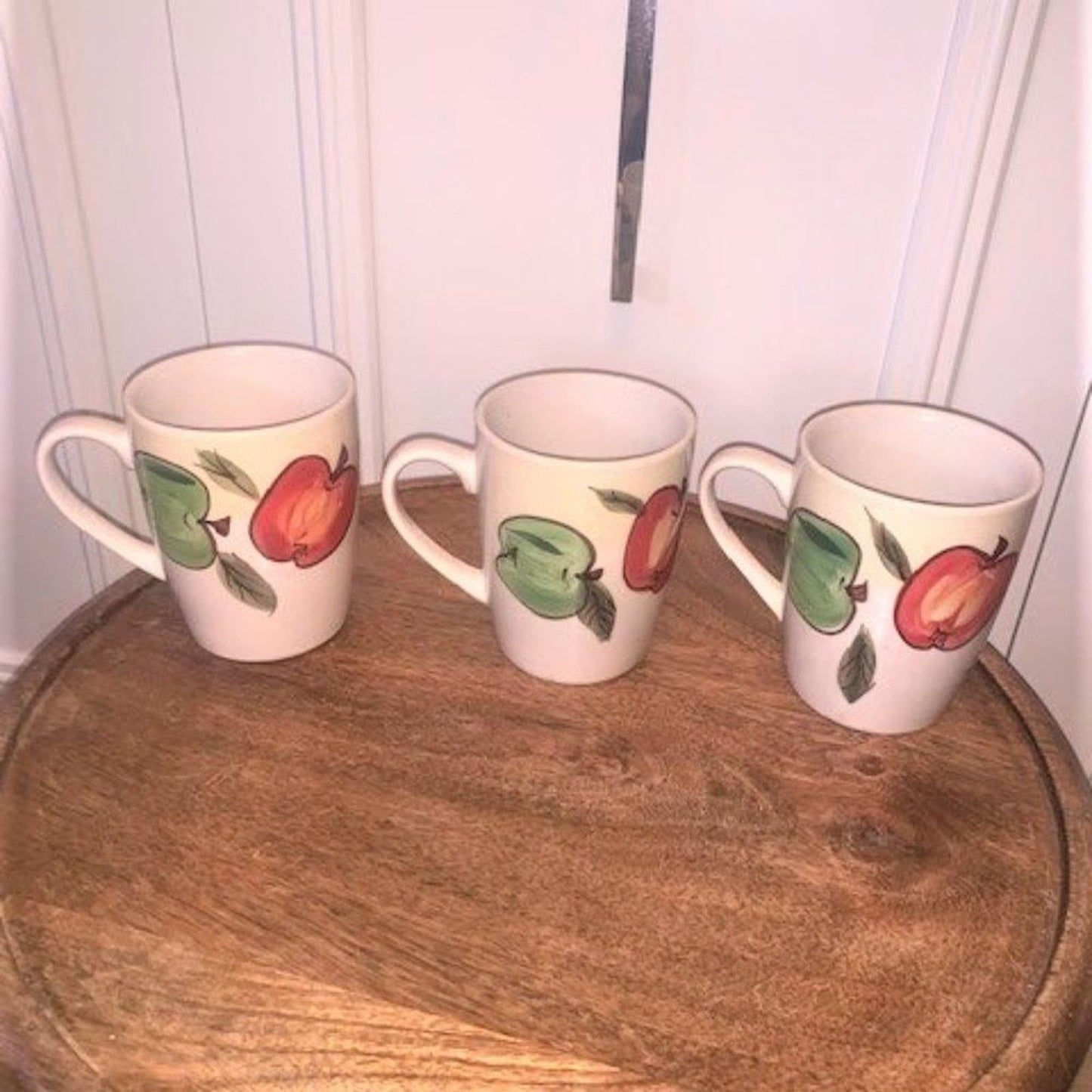 Artist's Touch Orchard Harmony set 6 coffee/tea cups