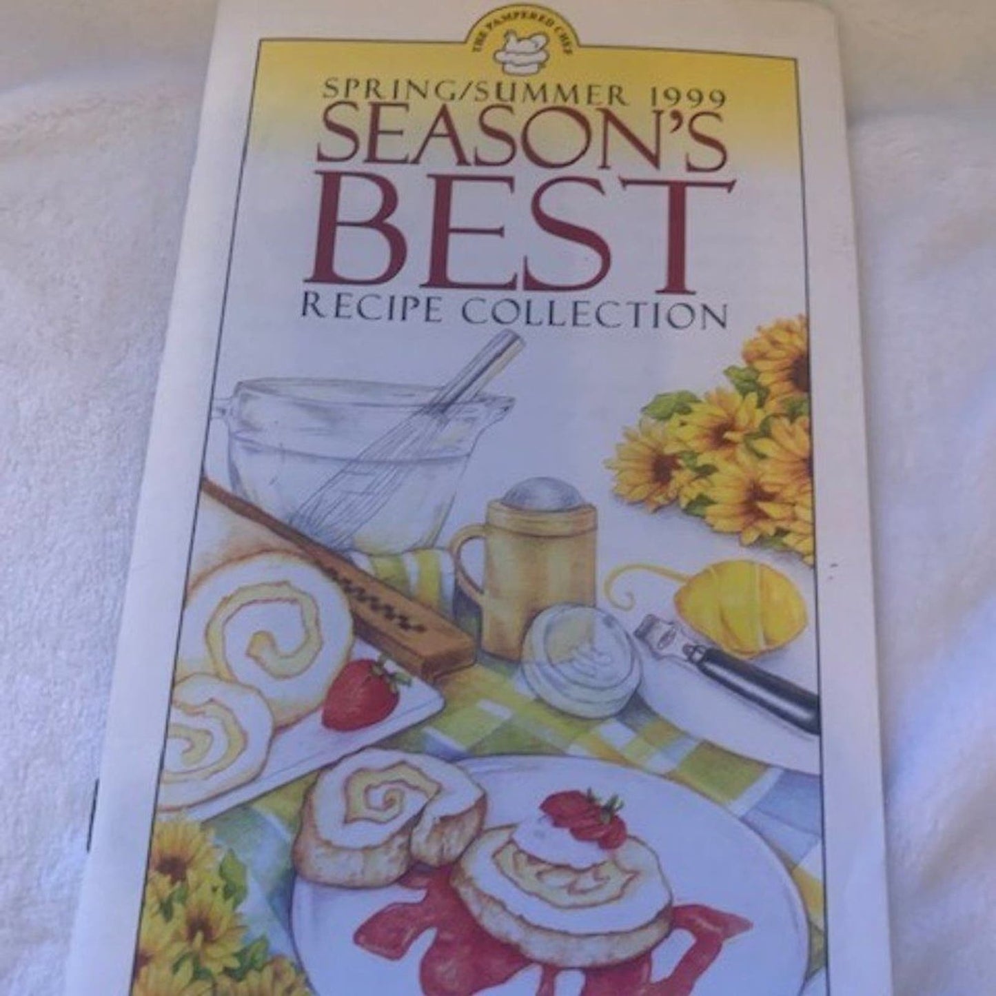Set 4 Pampered Chef Season's Best Recipe books