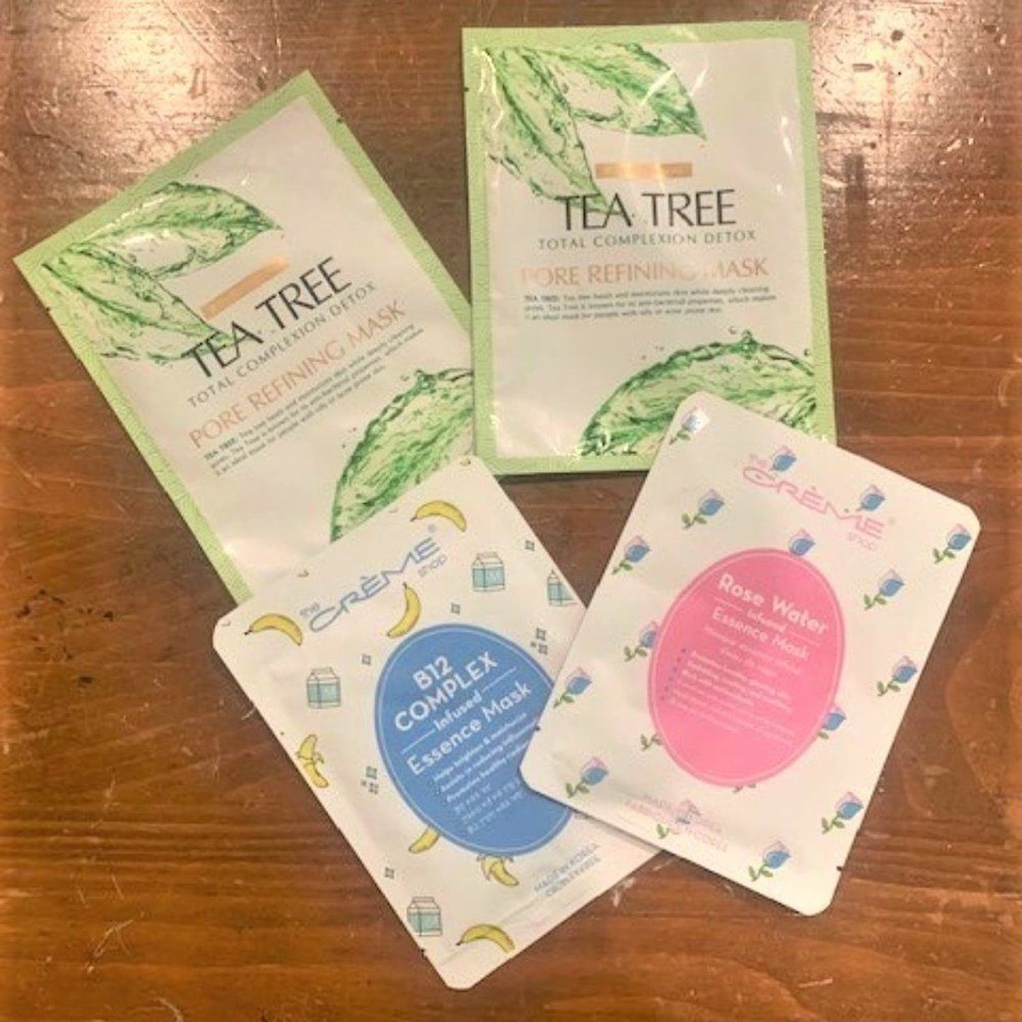 NEW Set 4 moisturizing masks for face