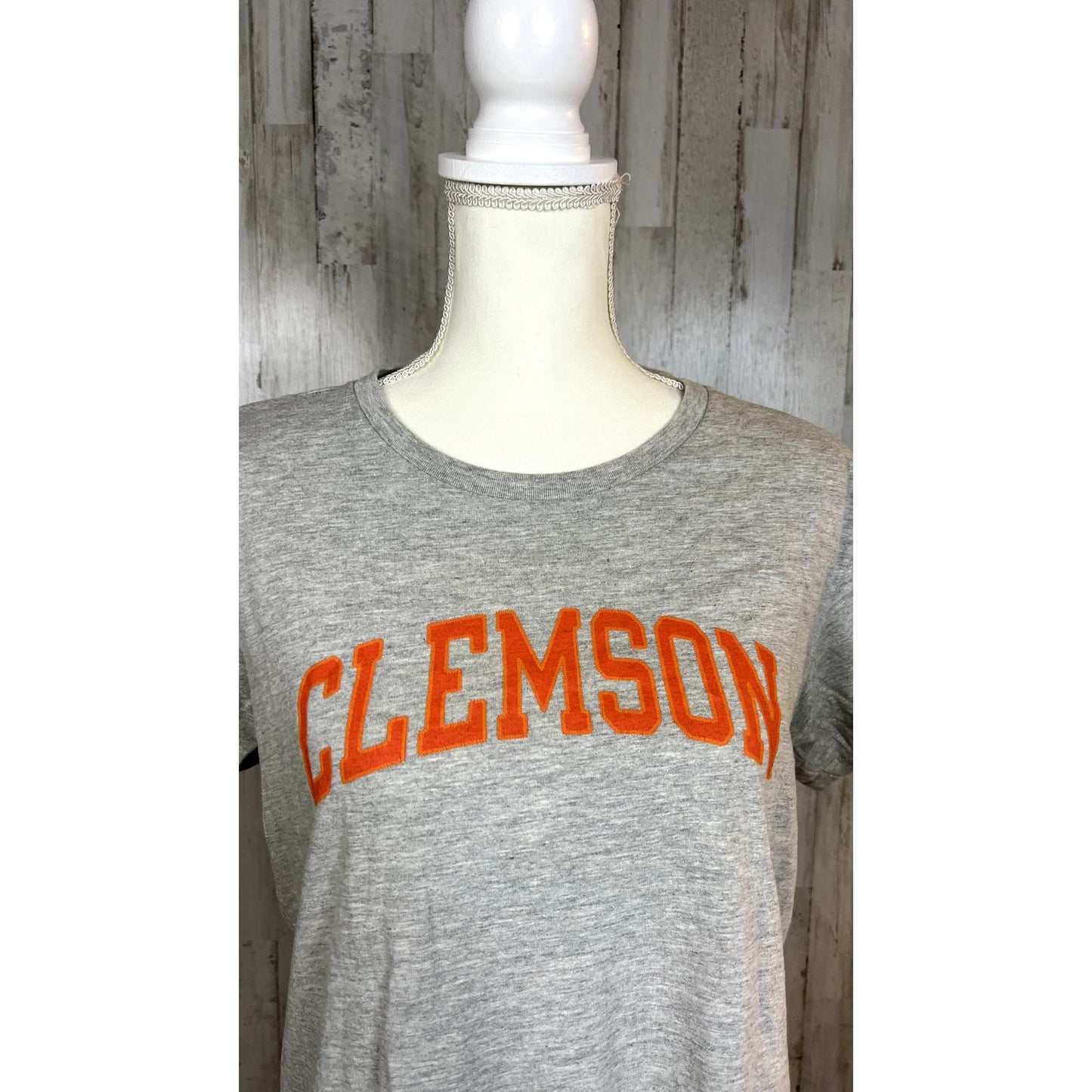 Champion Clemson Tigers Gray Short Sleeve Graphic Tee T-Shirt - Men's Size XL