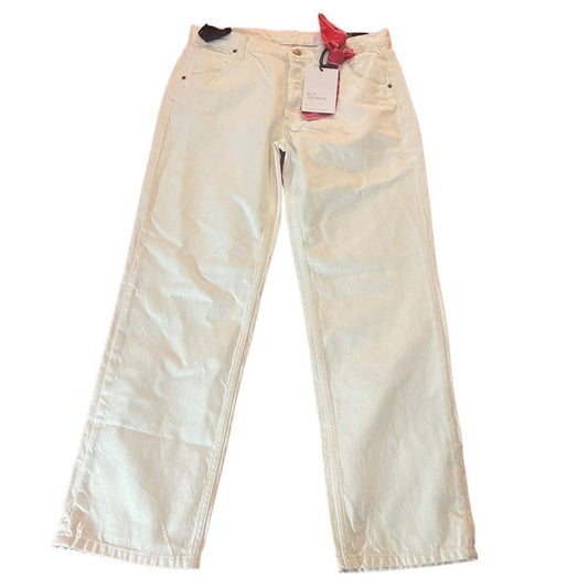 10.11 STUDIOS WHITE BOYFRIEND JEANS SIZE 28