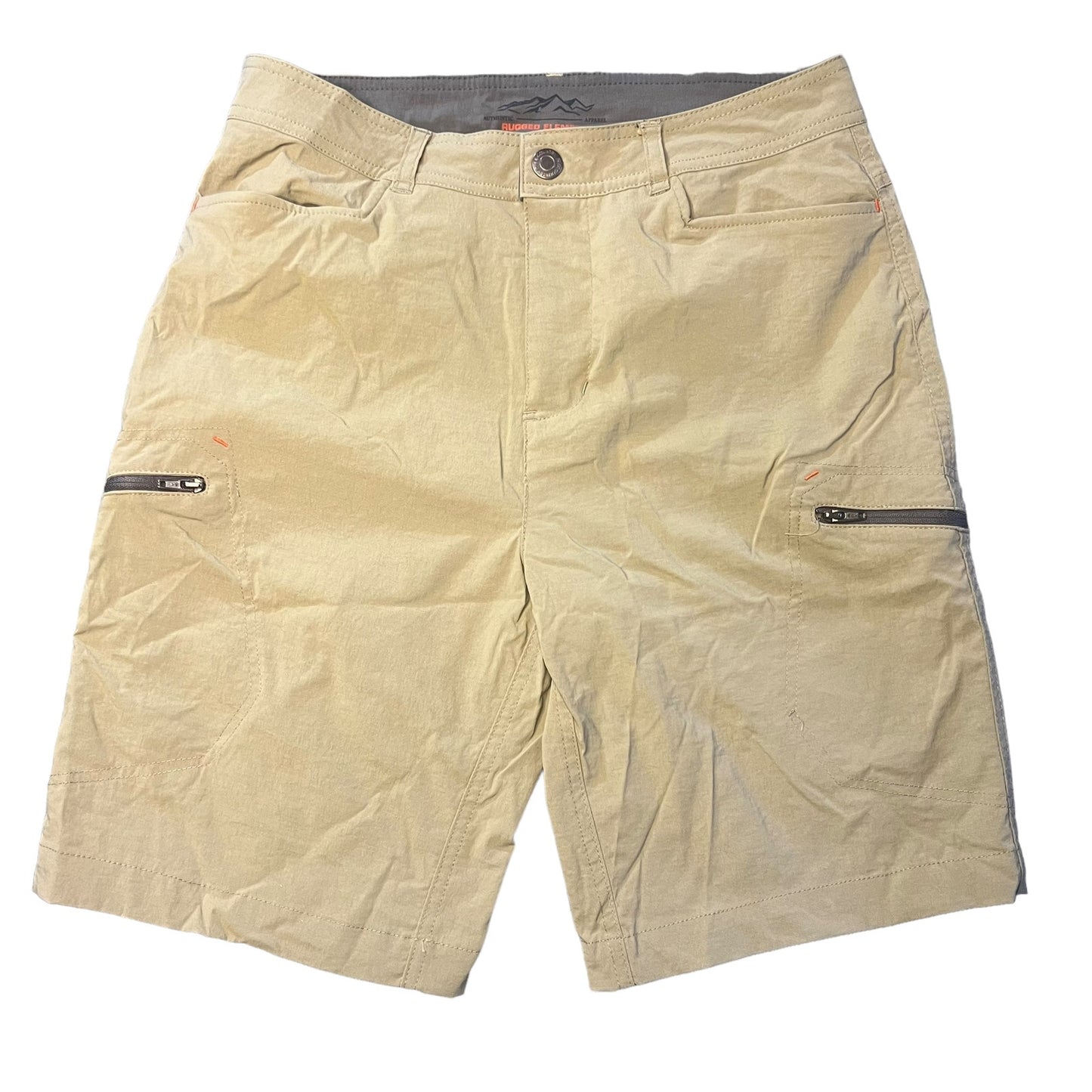 Free Country Kids Size 16 Khaki Quick-Dry Lightweight Cargo Shorts