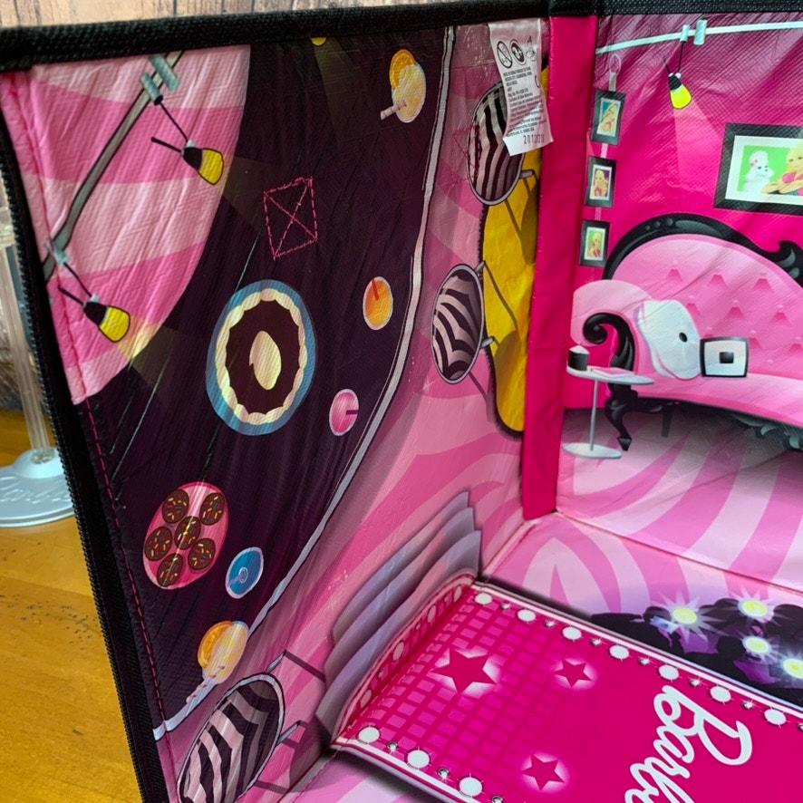 Barbie ZipBin Dream House Collapsible Storage box Zipper Lid