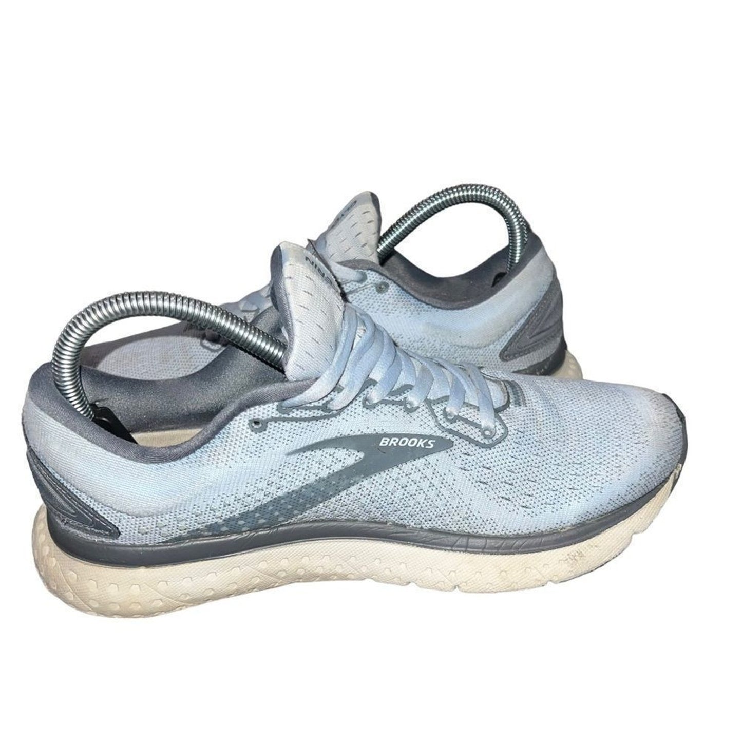 Brooks Glycerin 18 Women's Running Shoes Blue/Gray Lace Up Size 8.5