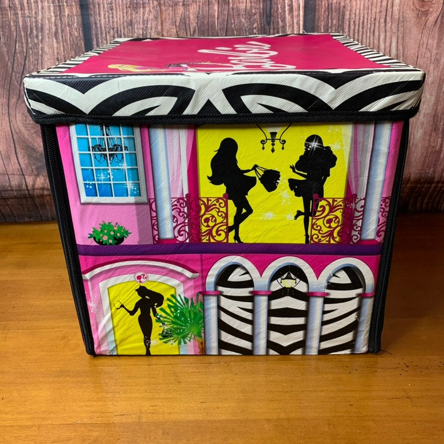 Barbie ZipBin Dream House Collapsible Storage box Zipper Lid